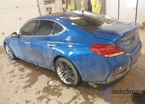 2019 Genesis G70 2.0T Advanced из США, поврежденный, VIN KMTG34LA5KU030397